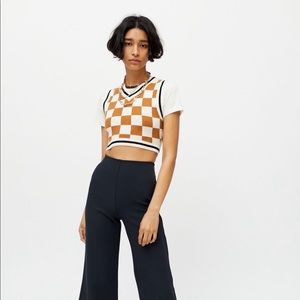 UO Randy Shrunken Sweater Vest